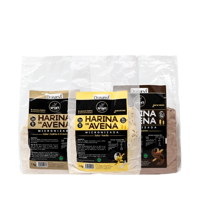 harina de avena sabores